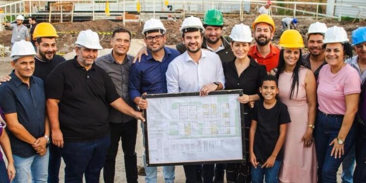Joaquim assina ordem de serviço para construção do primeiro CAPS com sede própria da história de Mamanguape com investimentos de R$ 3,7 milhões