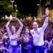 Ao lado de multidão, Hugo e Olívia inauguram Comitê Central de campanha em Patos