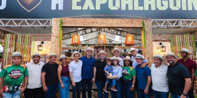 Alírio Filho recebe Lucas Ribeiro e Nabor na Expo Alagoinha e anuncia Wesley Safadão no Natal da cidade