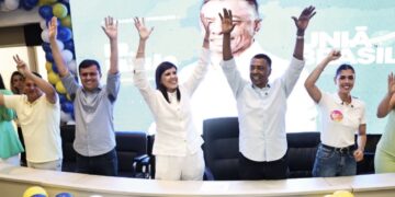 União Brasil realiza convenção e homologa candidaturas de Damião, Gilbertinho, Fernanda Alvino e Maria Porto