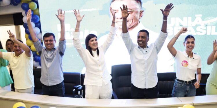 União Brasil realiza convenção e homologa candidaturas de Damião, Gilbertinho, Fernanda Alvino e Maria Porto
