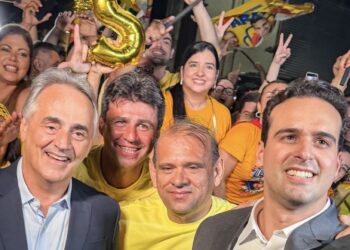 De olho na vice, Cartaxo cola em Lucas nos debates