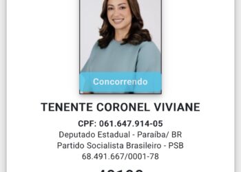 Apontada como vice de Lucas, tenente-coronel Viviane tem candidatura de deputada registrada no TSE