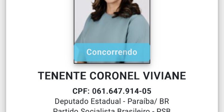 Apontada como vice de Lucas, tenente-coronel Viviane tem candidatura de deputada registrada no TSE