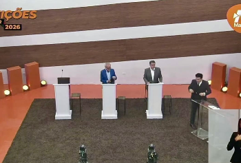 Lucas não comparece a debate da TV Master e é criticado por Efraim e Cícero: “Fugiu”