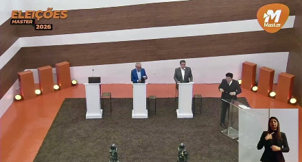 Lucas não comparece a debate da TV Master e é criticado por Efraim e Cícero: “Fugiu”