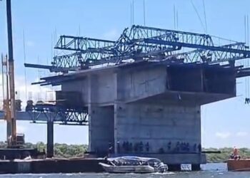 Consórcio confirma morte de trabalhador após acidente na Ponte do Futuro; estrutura não foi atingida