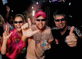 Danielle do Vale reforça força política em Santa Rita com grande carreata ao lado de David Santana e Ruy